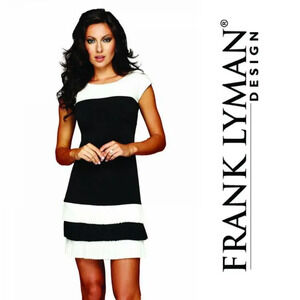 FINAL PRICE! Flapper Style Black and White Evening Dinner Dress 6​